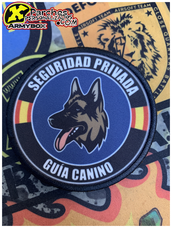 parches personalizados Guia canino