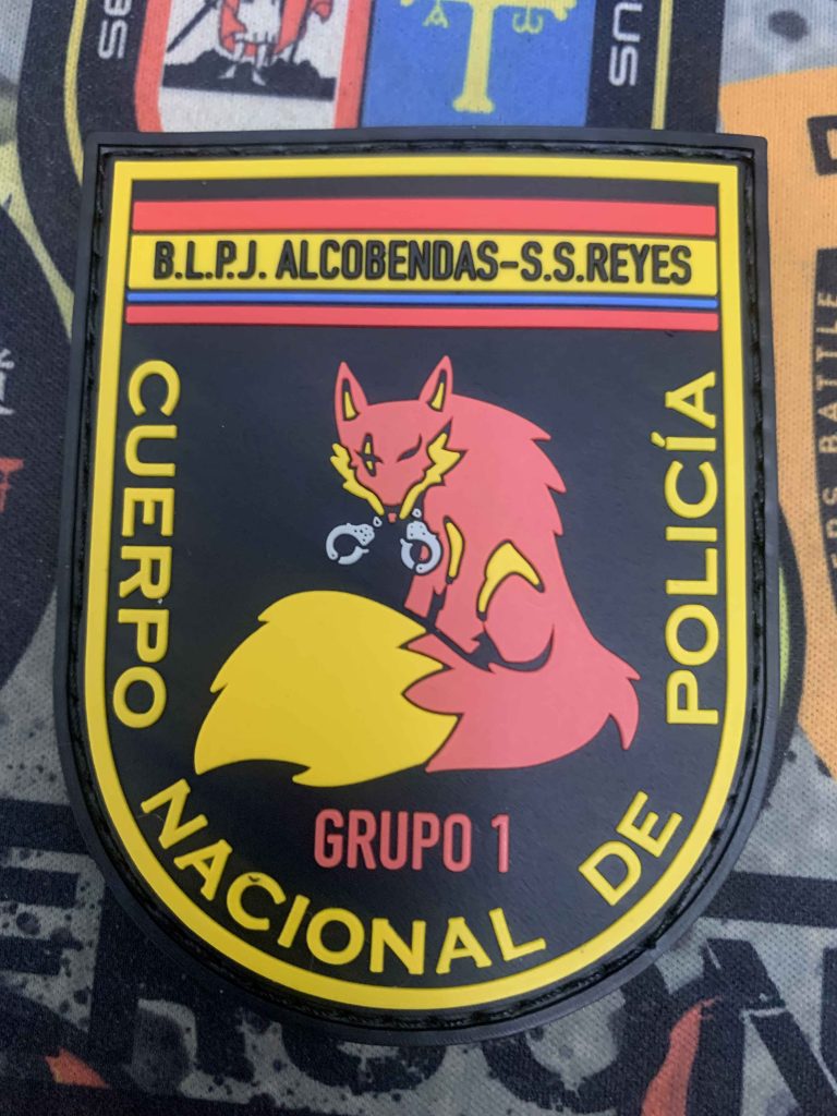 Parche policía nacional Alcobendas color