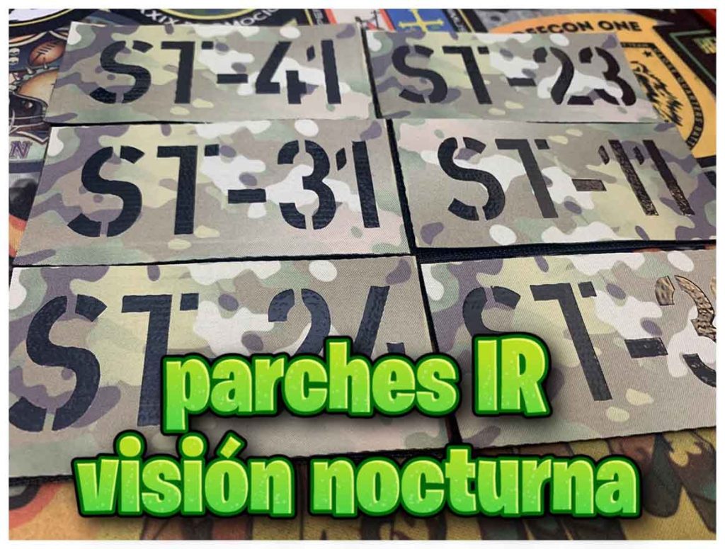 parches IR visión nocturna