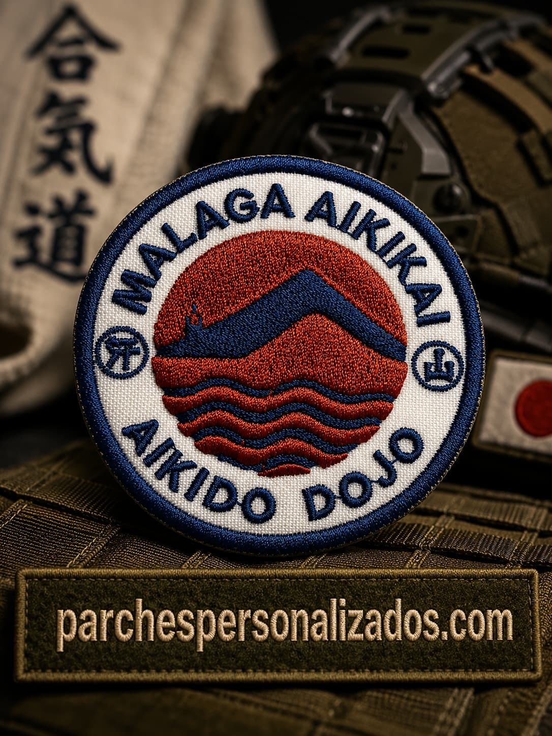 Parches personalizados bordados para artes marciales