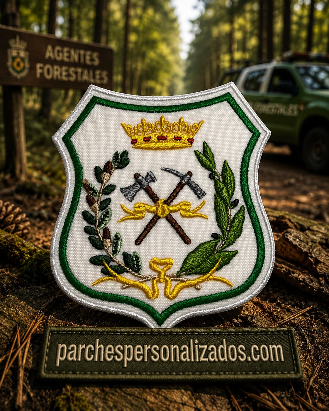 Parches bordados personalizados para ropa laboral