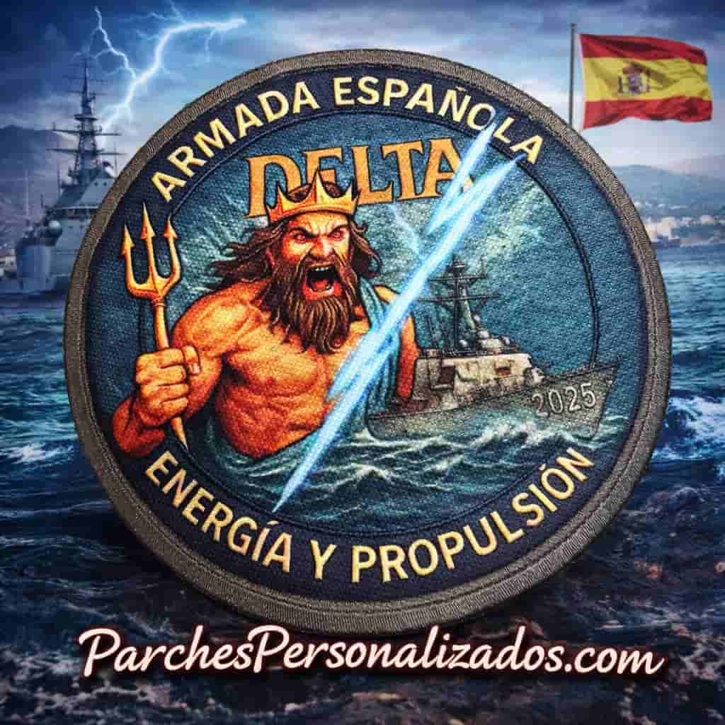 Parches personalizados borde hilo con acabado bordado desde una unidad