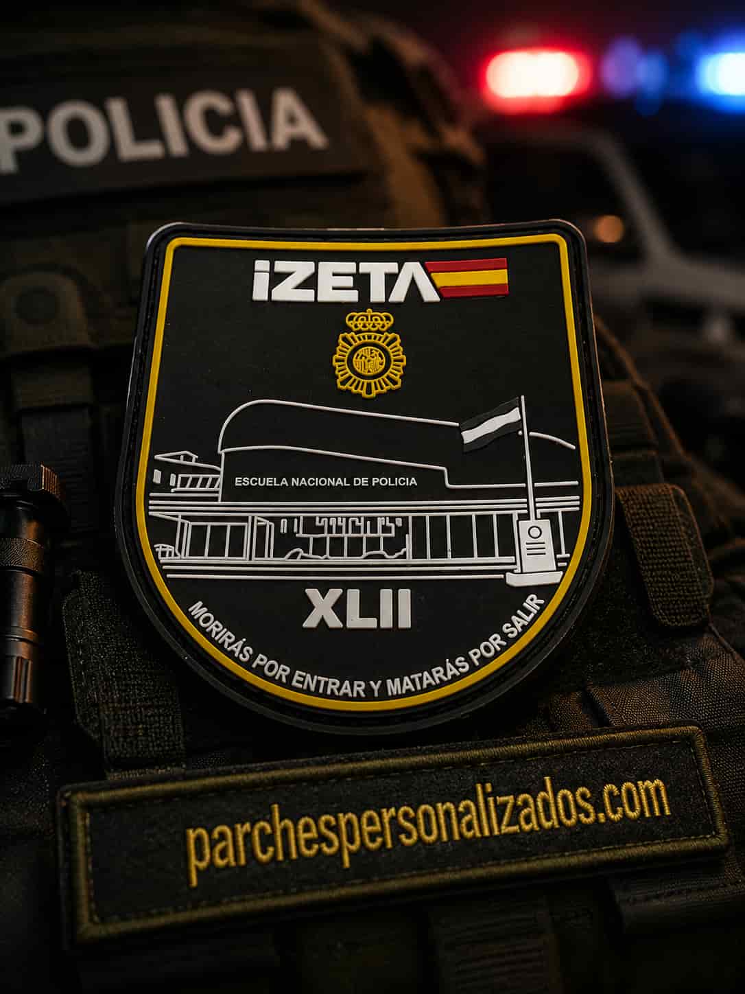Parches personalizados de silicona en relieve 3D fabricados en España